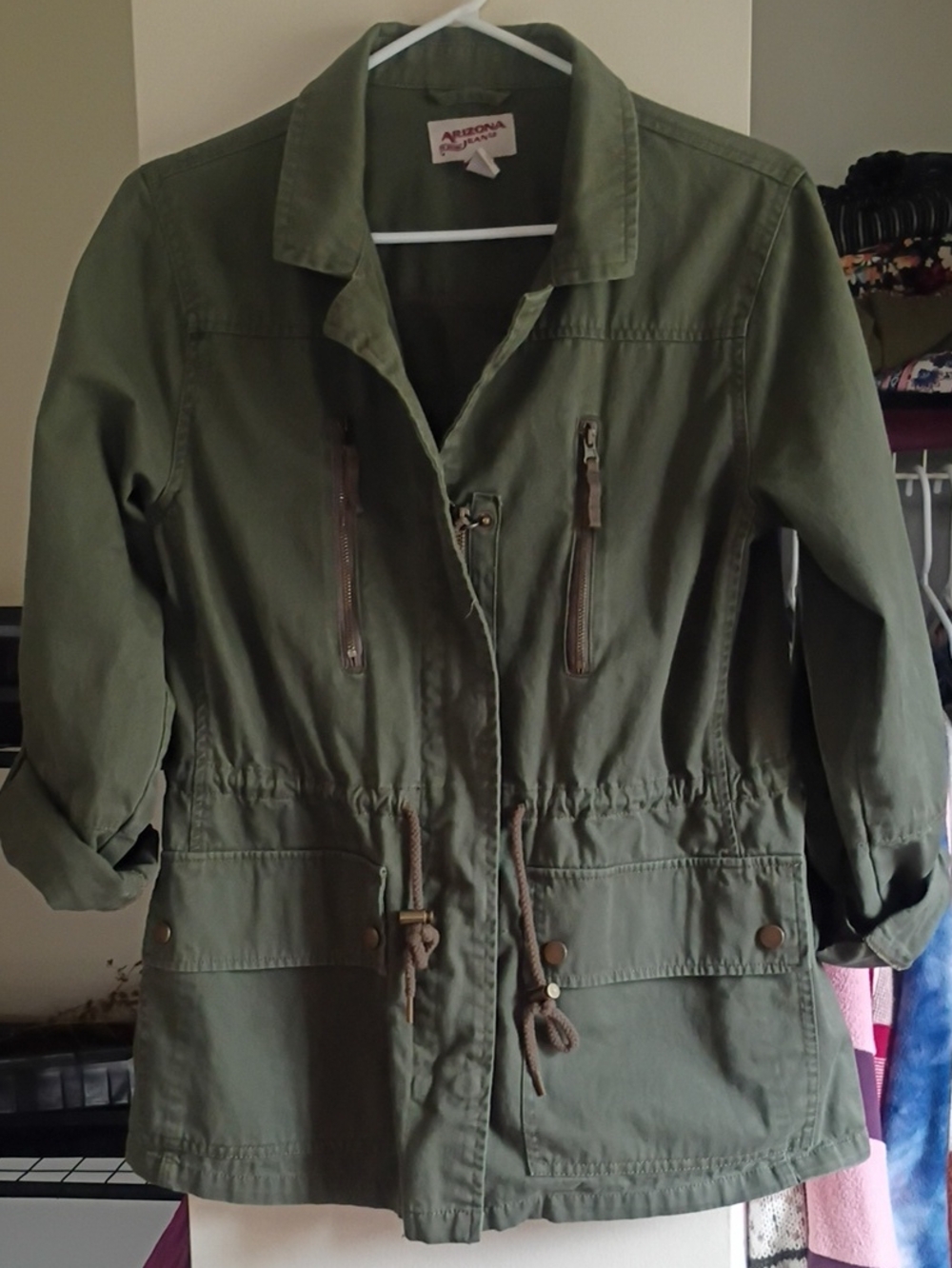Arizona Jean Company Olive Green Utility Jacket